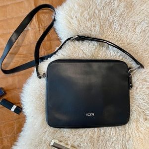 Tumi black crossbody